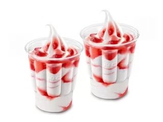 肯德基-下午茶-双份经典草莓圣代