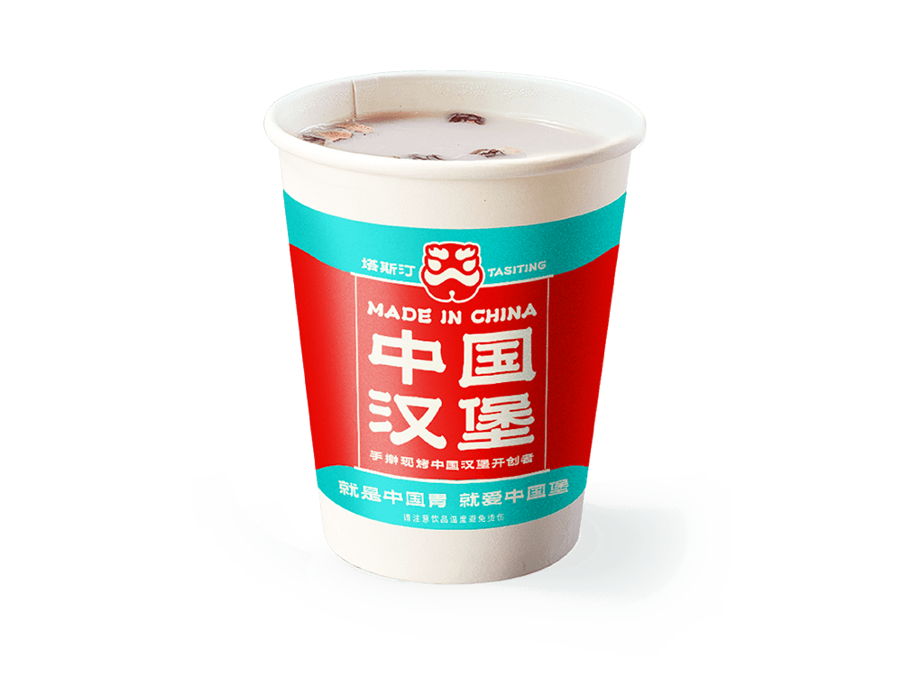 塔斯汀-紫玉红枣黑米浆（热）