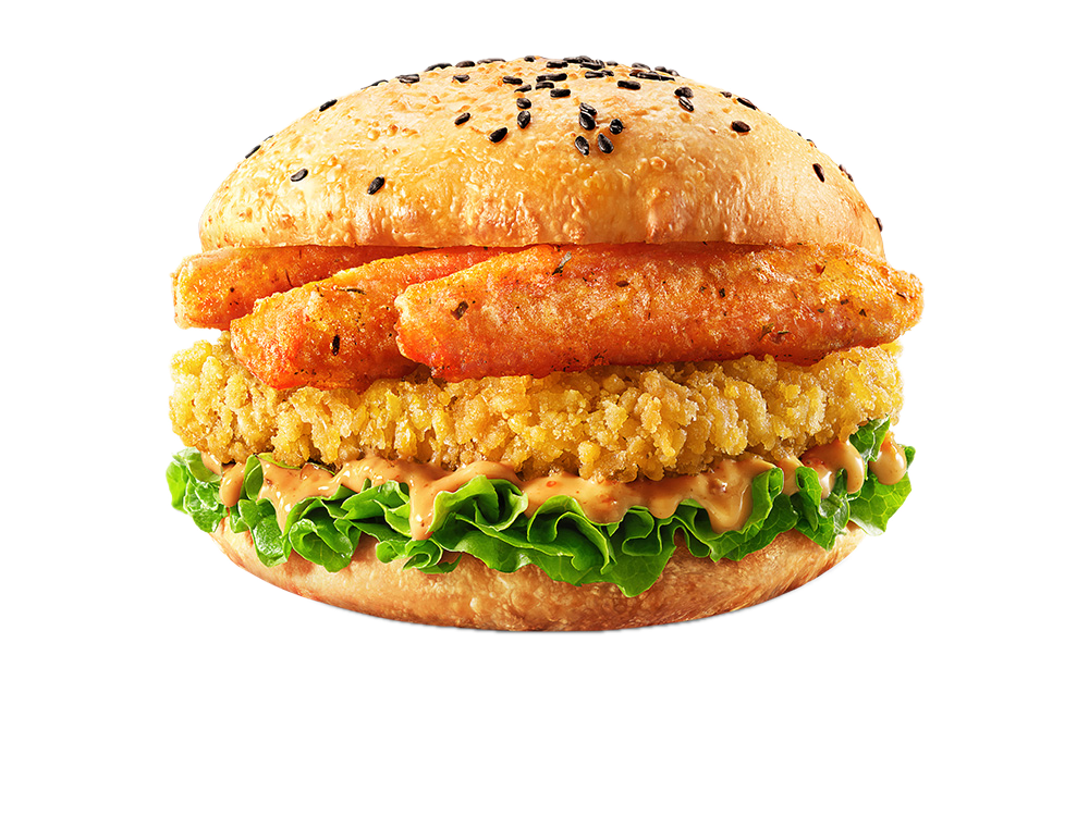 塔斯汀-避风塘蟹味柳中国汉堡