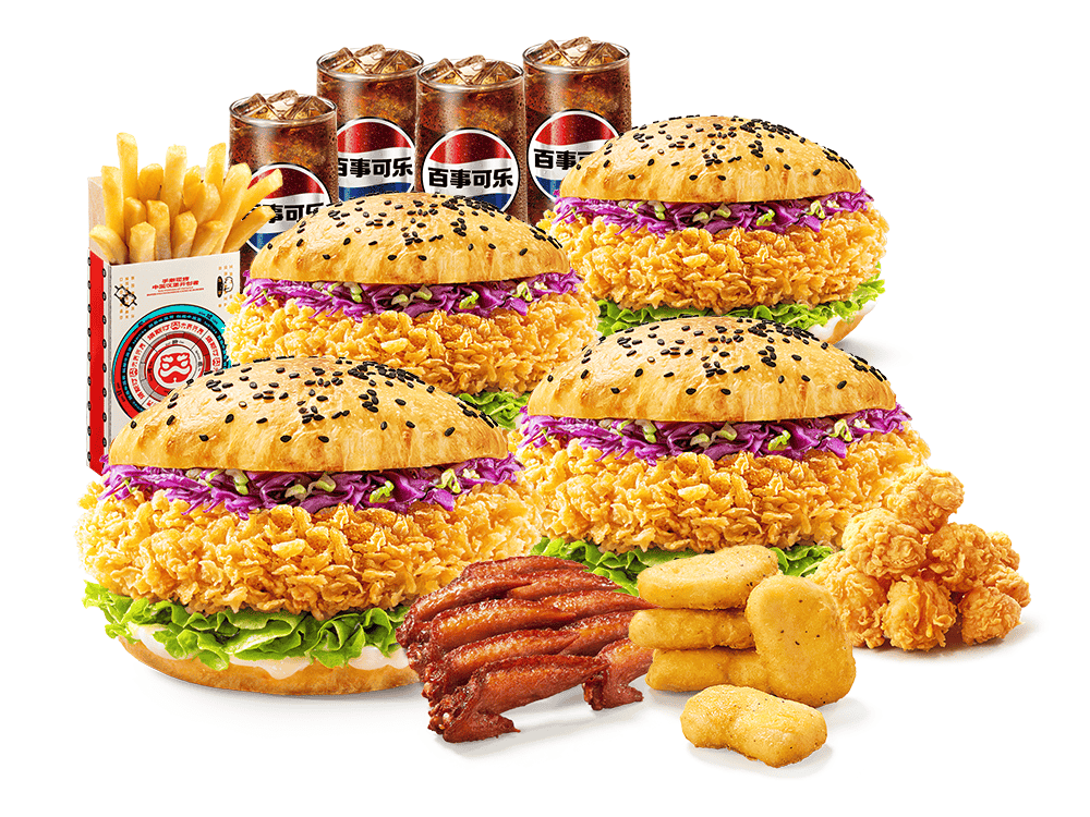 塔斯汀-聚会分享辣堡12件套