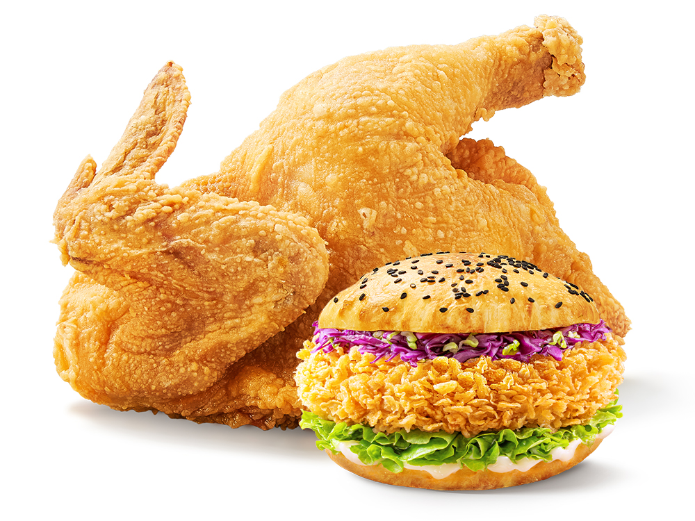 塔斯汀-汉堡炸鸡1+1