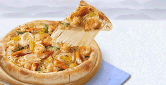 必胜客-南美白虾海鲜至尊披萨