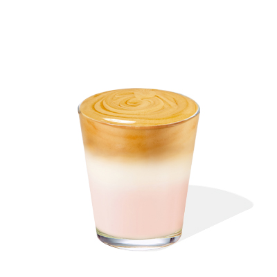 库迪-慕斯草莓茉莉生酪拿铁