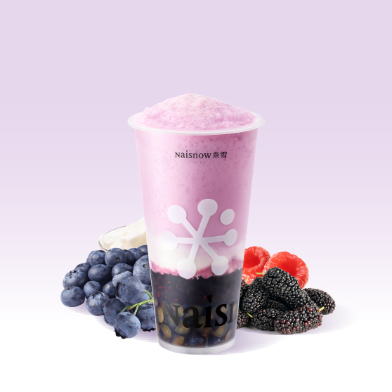 66颗蓝莓桑葚酸奶昔