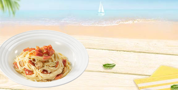 必胜客-地中海式奶油培根意面