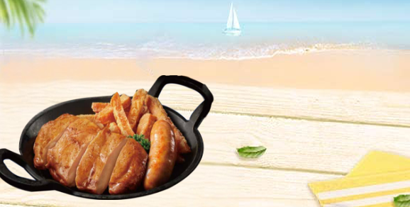 必胜客-滋滋鸡腿排配烤肠