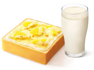 肯德基-奶香菠萝云朵汤种+热豆浆