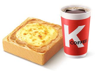 肯德基-乳酪花生云朵汤种吐司+热美式中