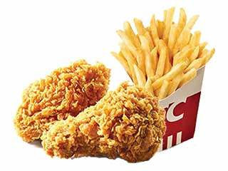 肯德基-香辣鸡翅小薯两件套