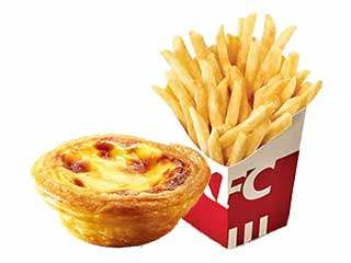 肯德基-薯条(小)+葡式蛋挞组合