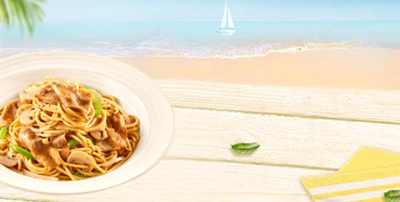 必胜客-南洋风情黑椒肥牛意面