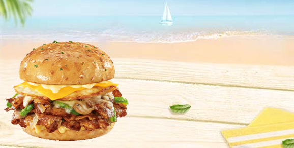 必胜客-芝士和牛至尊堡