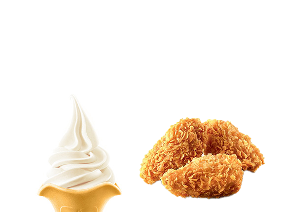 肯德基-花筒+香骨鸡3块