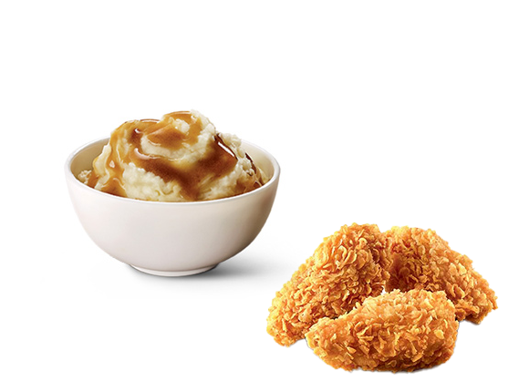 肯德基-土豆泥配香骨鸡