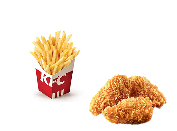 肯德基-小薯+香骨鸡