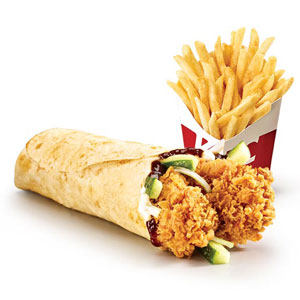 肯德基-老北京鸡肉卷两件套（薯条）