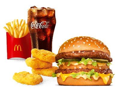 【四件套】鱼牛汉堡4选1＋脆脆薯条＋炸鸡任选＋饮料