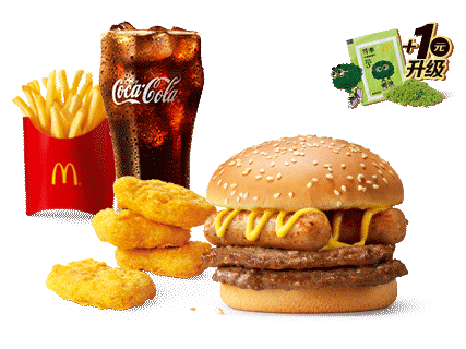 【四件套】不素之霸＋脆脆薯条＋2块辣翅＋饮料