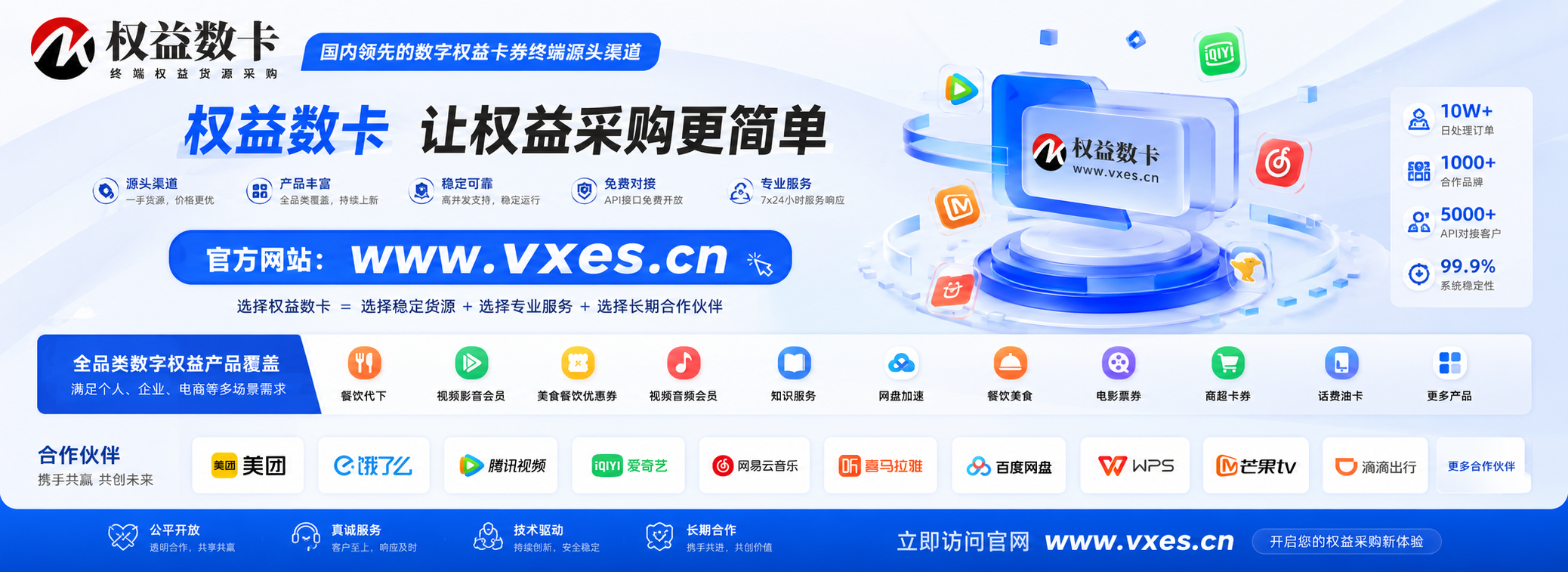 权益数卡 - 数字权益终端渠道官方网站
