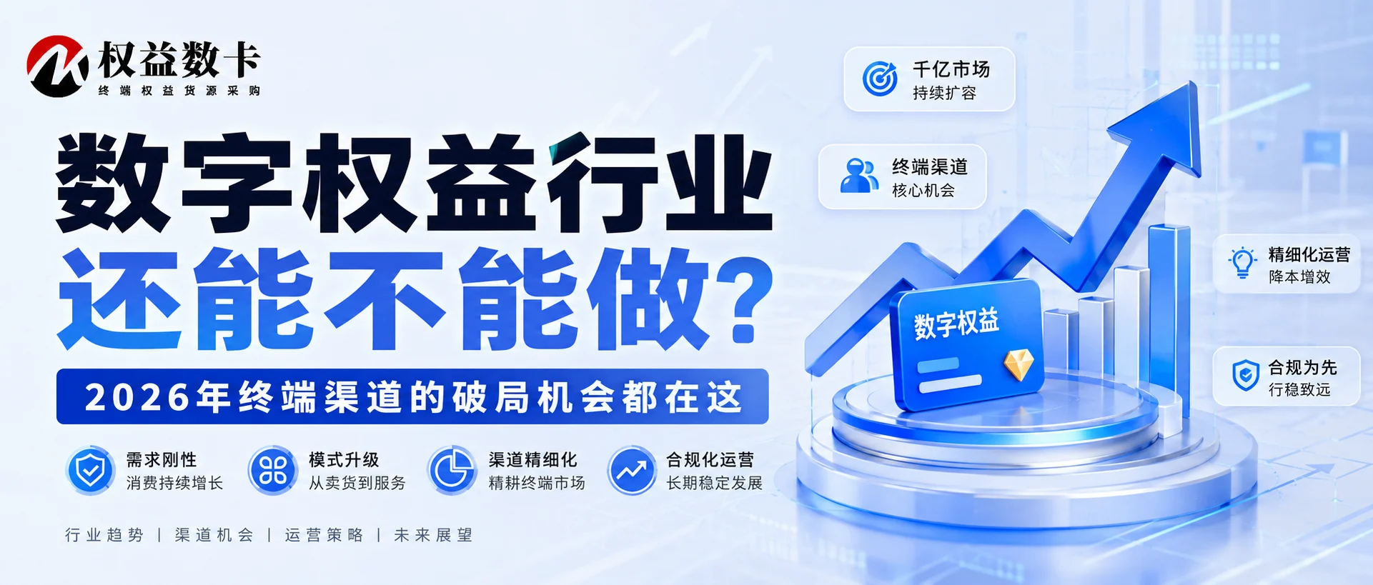 数字权益行业还能不能做?2026年终端渠道的破局机会都在这-权益数卡